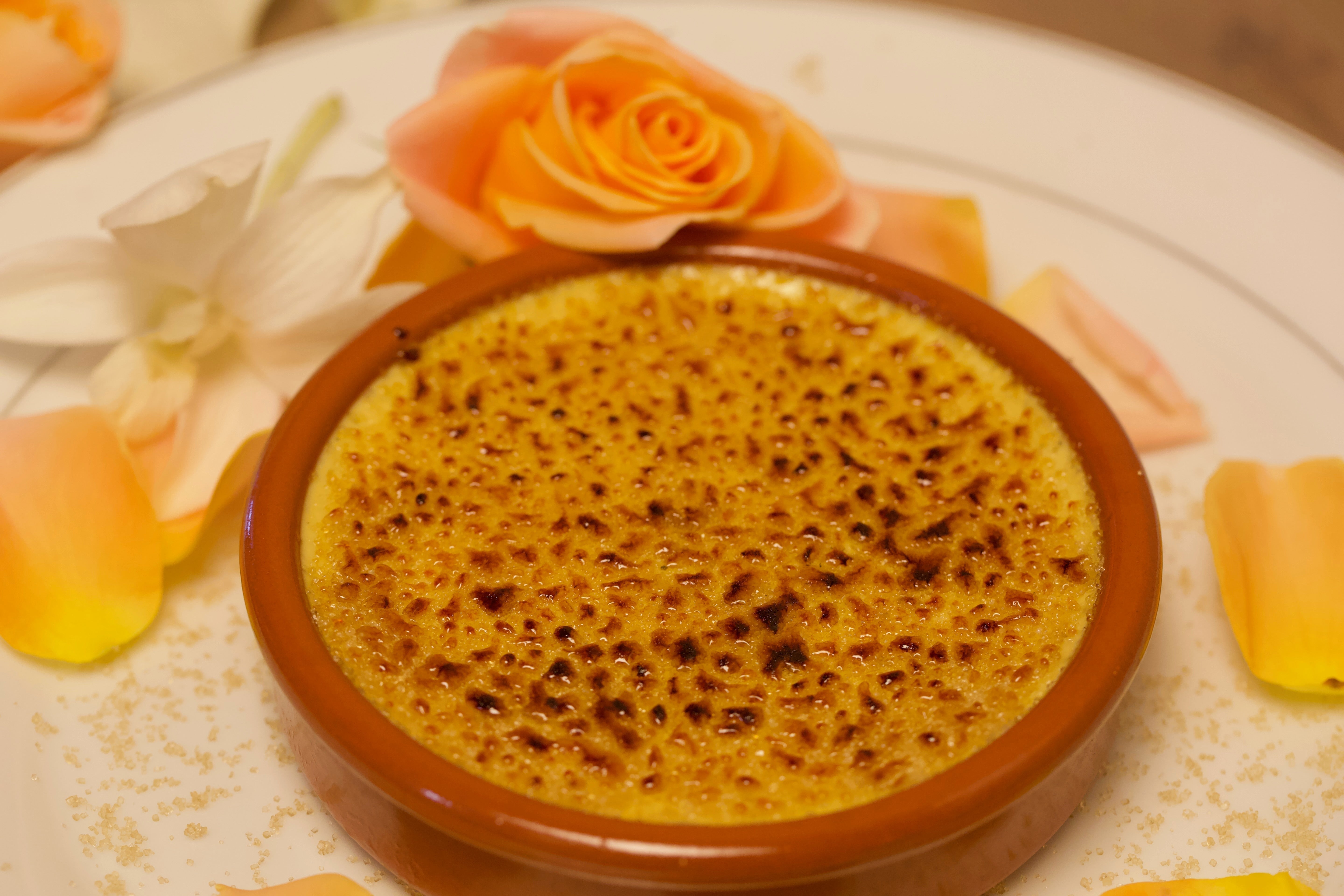 Crème brûlée au miel