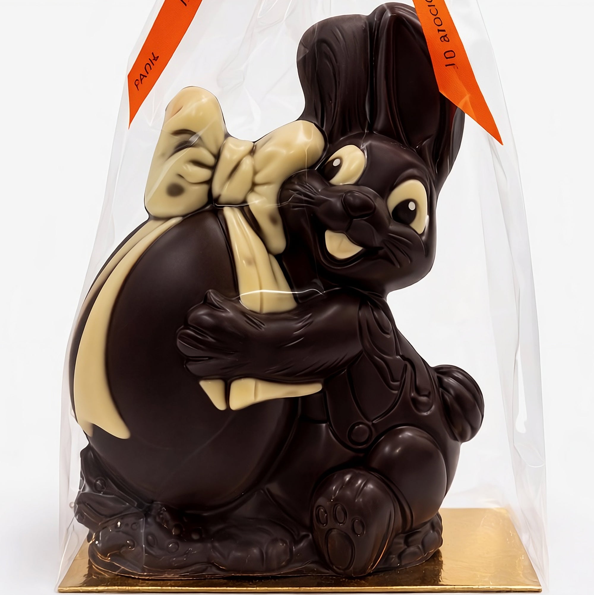 Lapin Pâques chocolat noir sachet - La Maison du Rocher