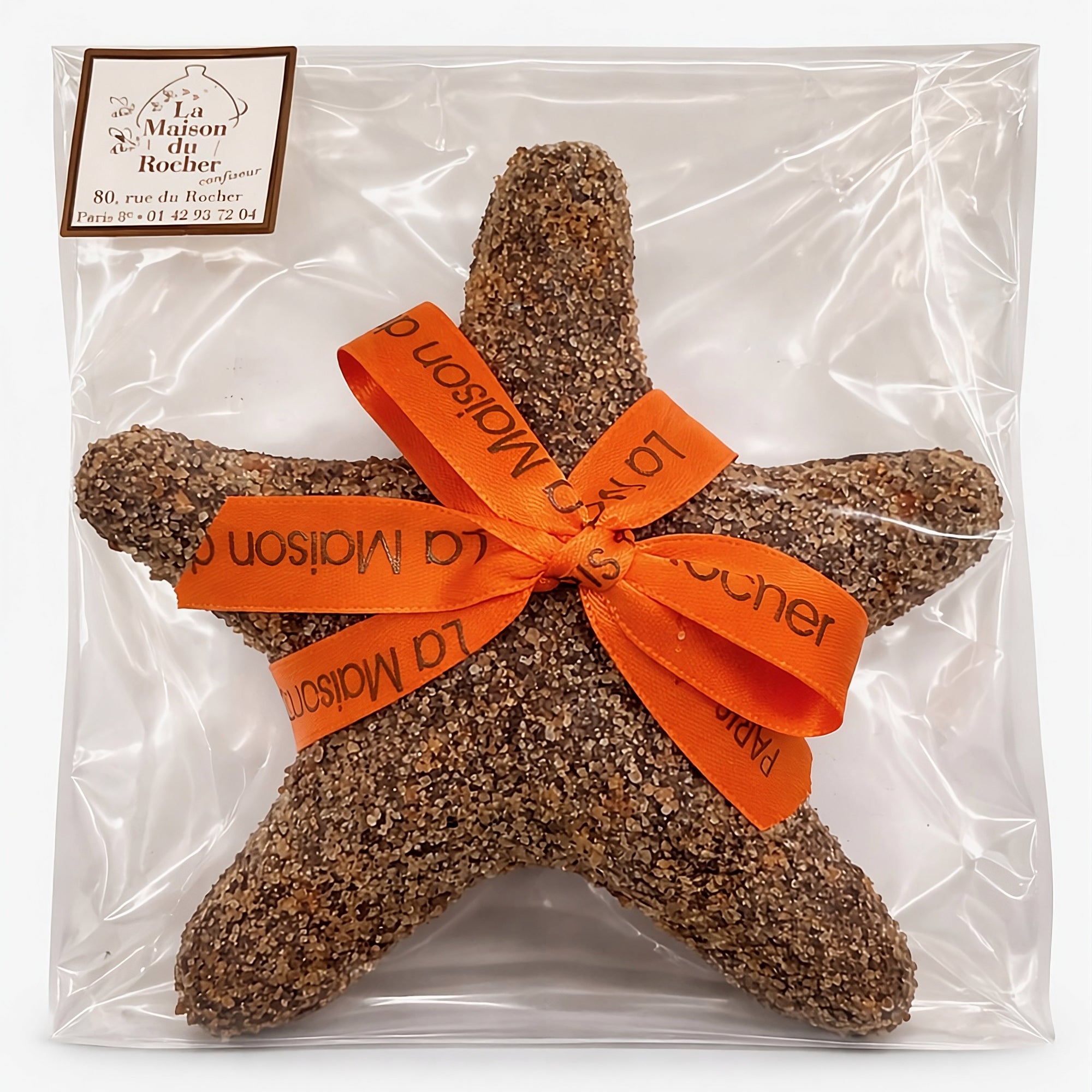 Étoile de mer Pâques chocolat enrobé de graines sachet - La Maison du Rocher