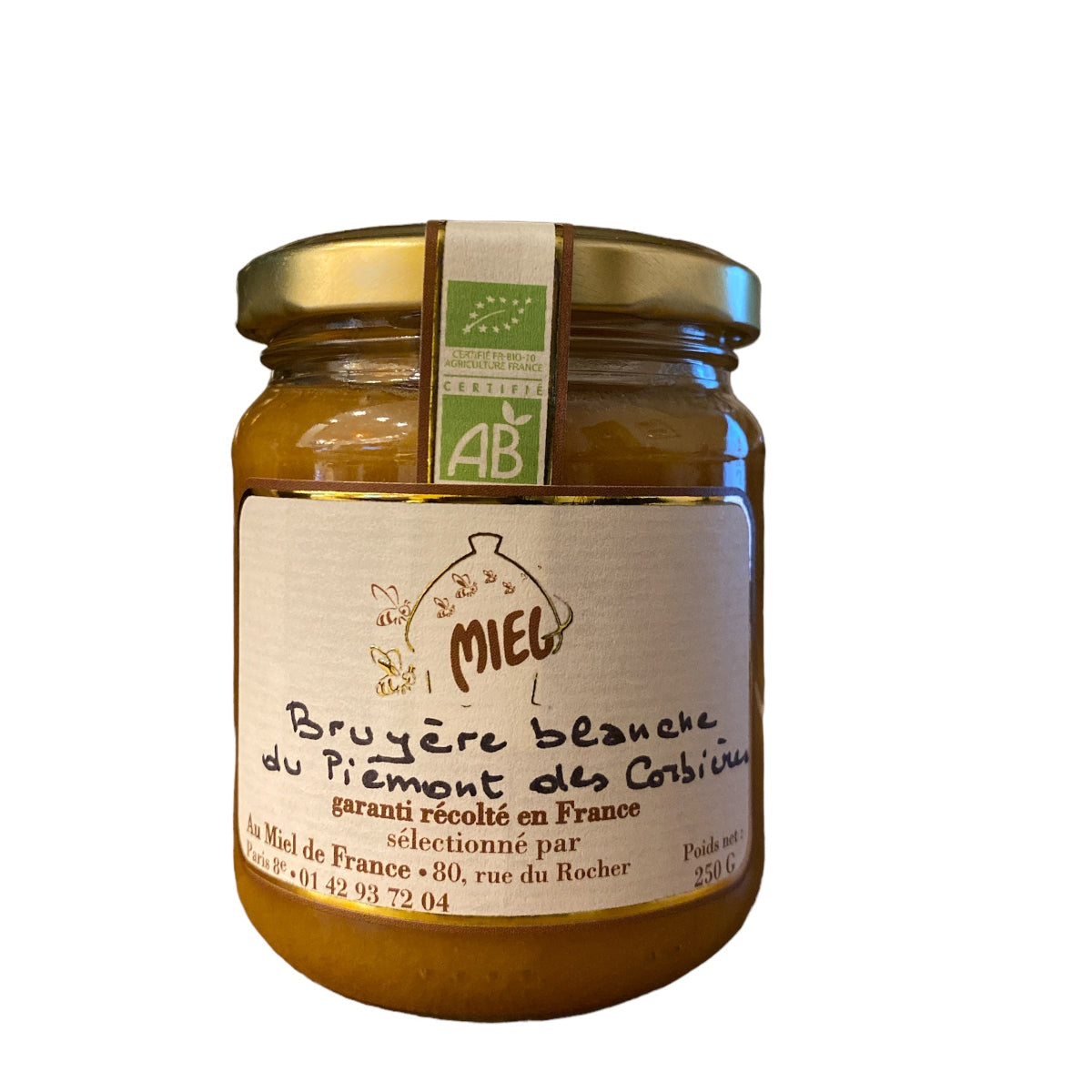 Miel de Bruyère blanche français 250g