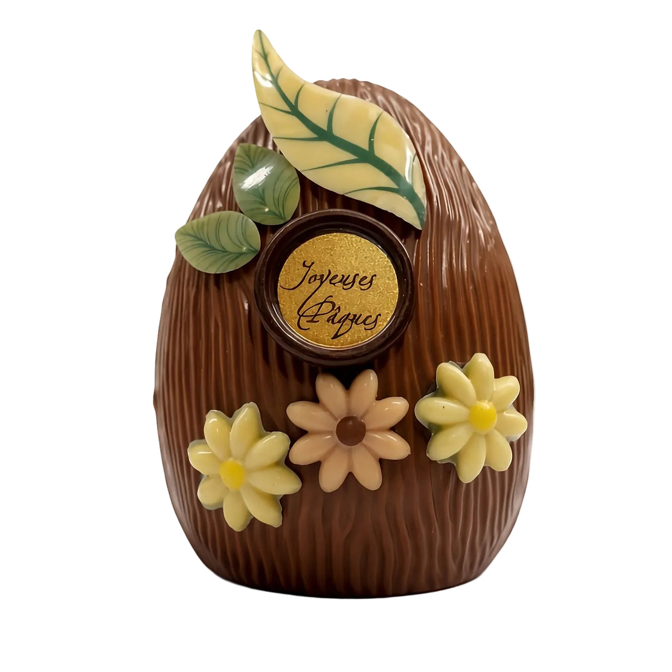 Œuf Pâques chocolat lait fleuri - La Maison du Rocher