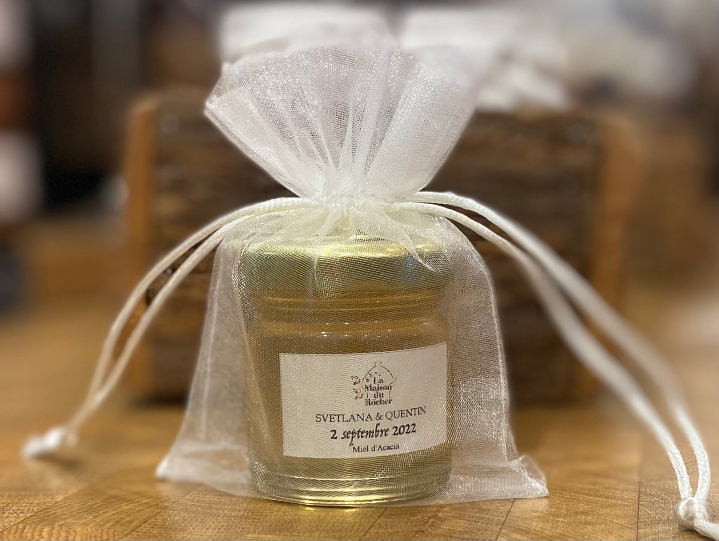 Petits pots de miel personnalisés