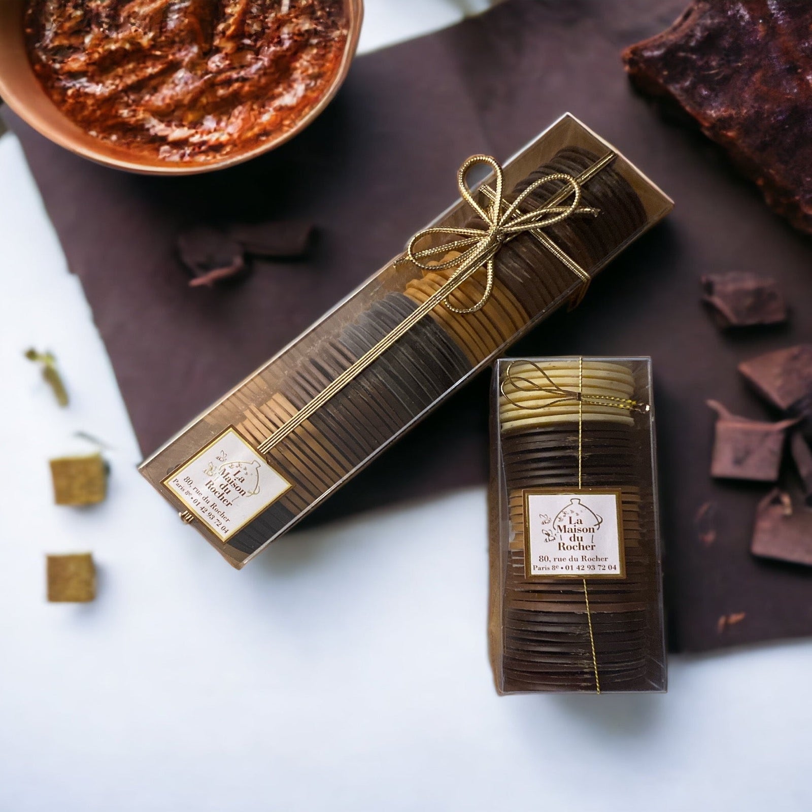 Palets de chocolats assortis