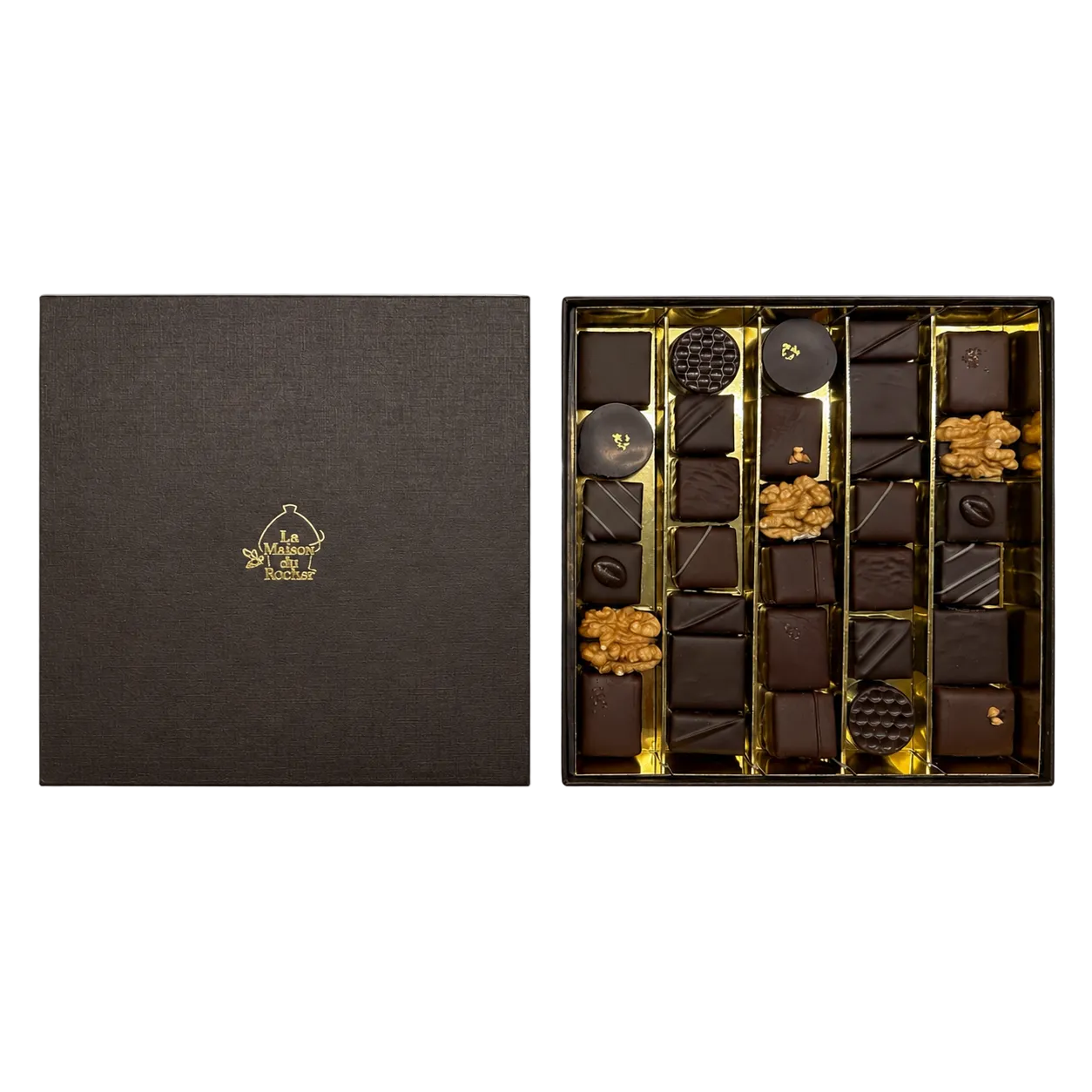 coffret chocolats artisanaux fondant