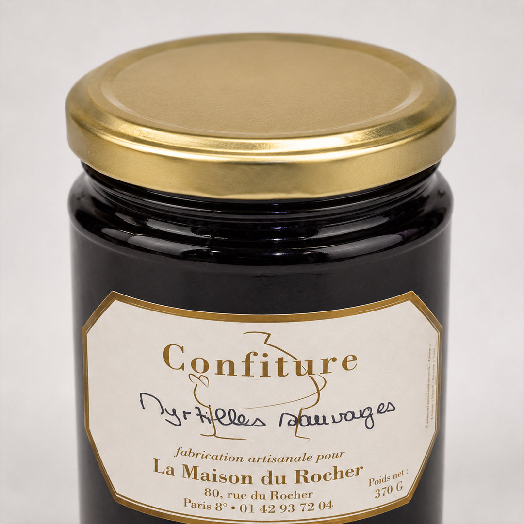 Confiture de myrtille sauvage
