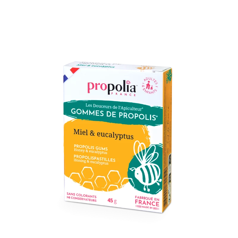 Gommes de Propolis - Miel & Eucalyptus