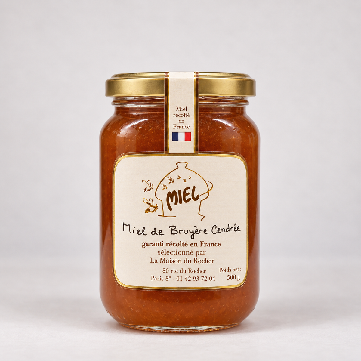 Miel de bruyère cendrée