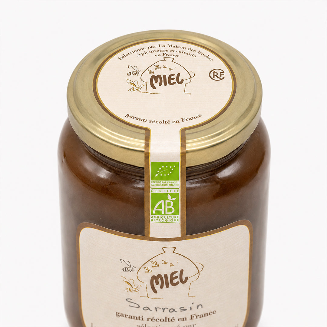 couvercle Miel de sarrasin français 500g