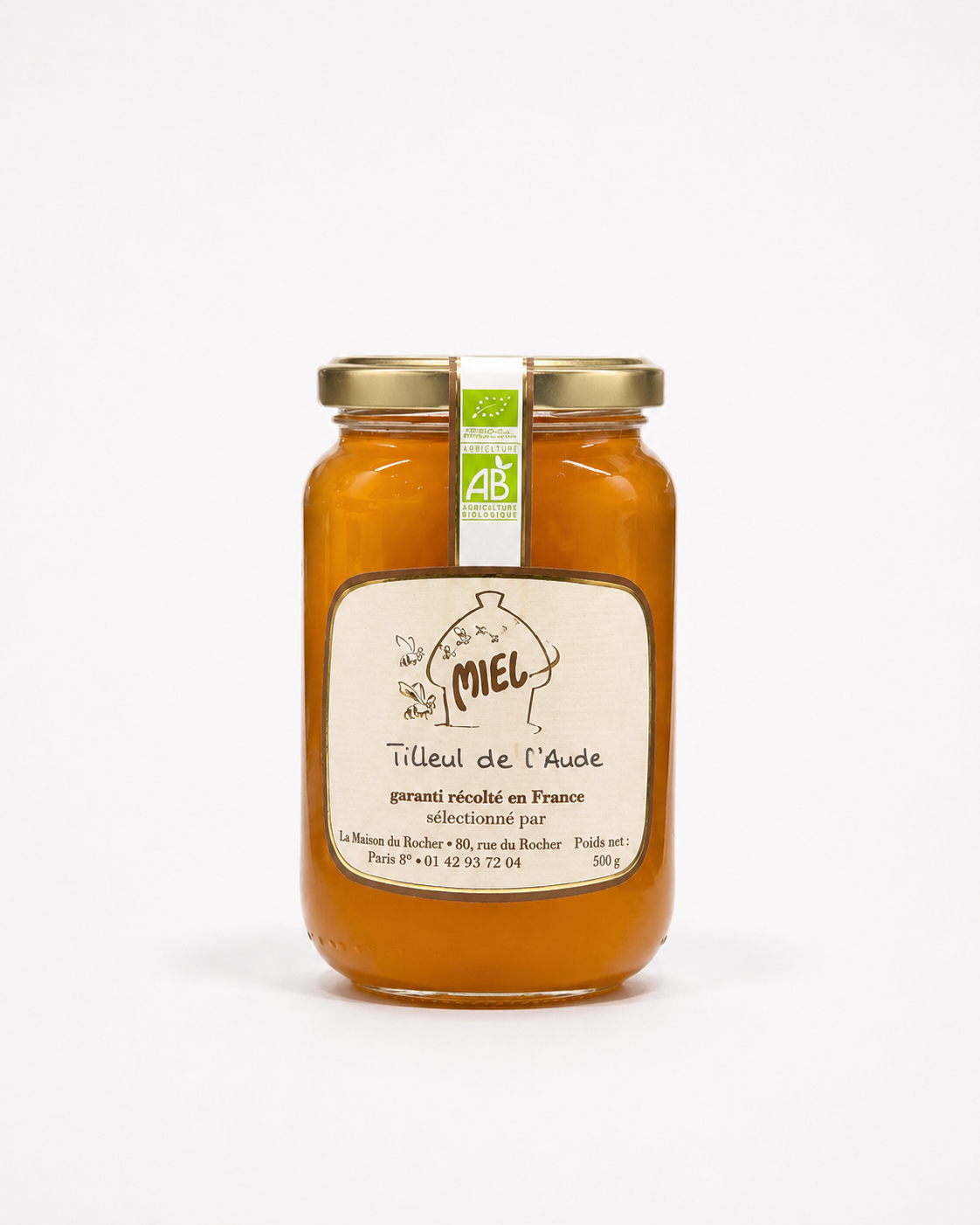 miel de tilleul récolté dans l'Aude