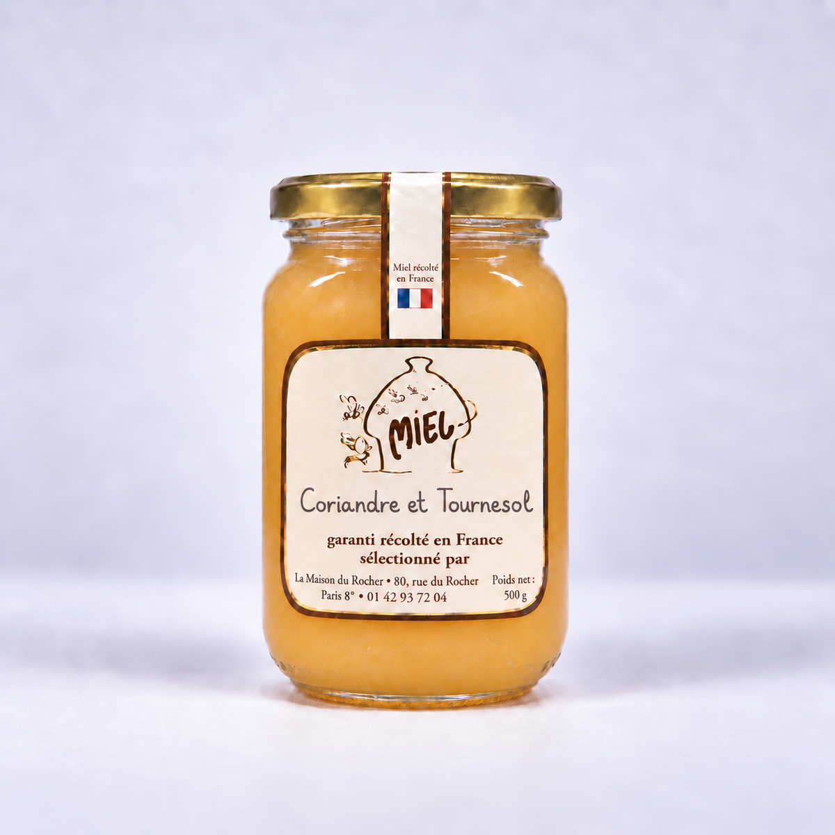 Miel de tournesol et coriandre 500 g